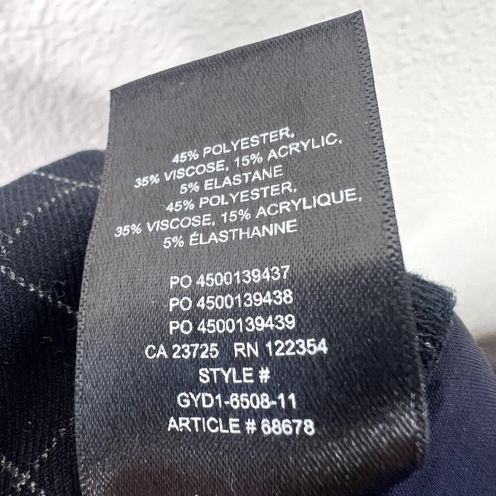 Aritzia Babaton Black Windowpane Patterned Pants … - image 7